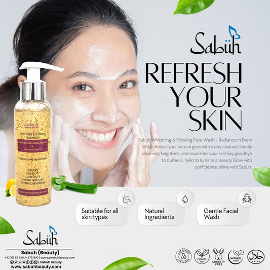 ✨ Whitening & Glowing Face Wash | Reveal Your True Radiance